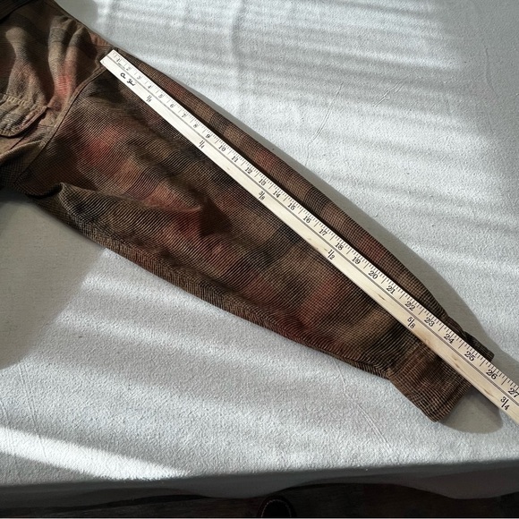 Red Head Brand Mens Brown Button Front Corduroy Casual Plaid -Size 2XLT - Picture 9 of 15